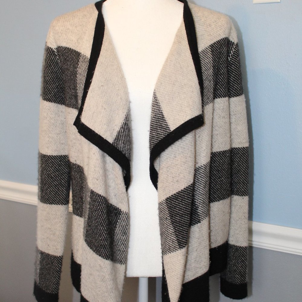 Charter Club Cashmere Open Front Draped Cardigan